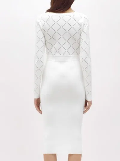 Blugirl Long-sleeved Dress In White