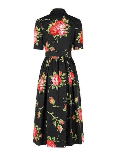 Dolce & Gabbana Black Cotton Dress In Black