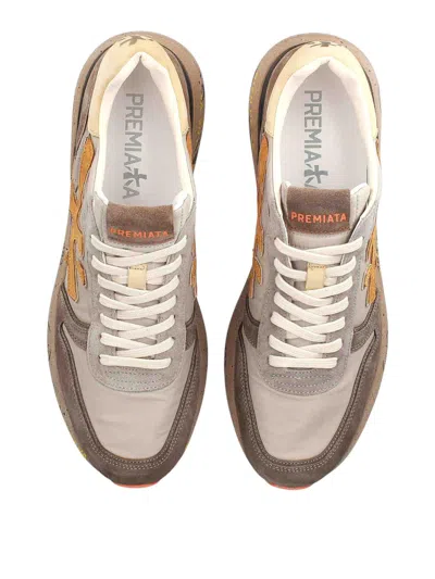 Premiata Mick 7866 Sneaker In Neutral