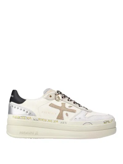 Premiata Sneakers Micol Beige In Neutral
