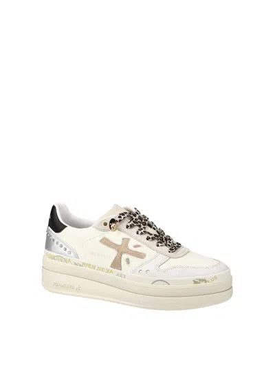 Premiata Sneakers Micol Beige In Neutral
