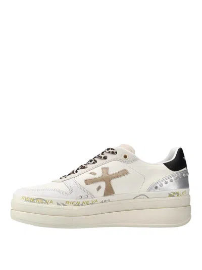 Premiata Sneakers Micol Beige In Neutral