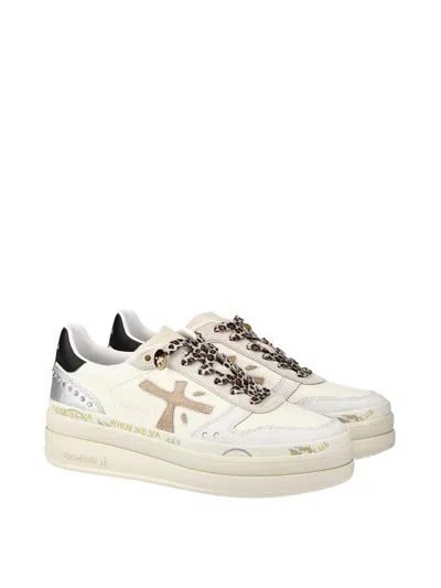 Premiata Sneakers Micol Beige In Neutral