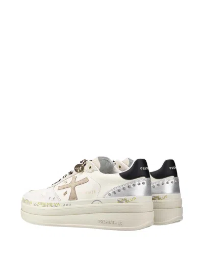 Premiata Sneakers Micol Beige In Neutral