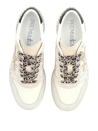Premiata Sneakers Micol Beige In Neutral