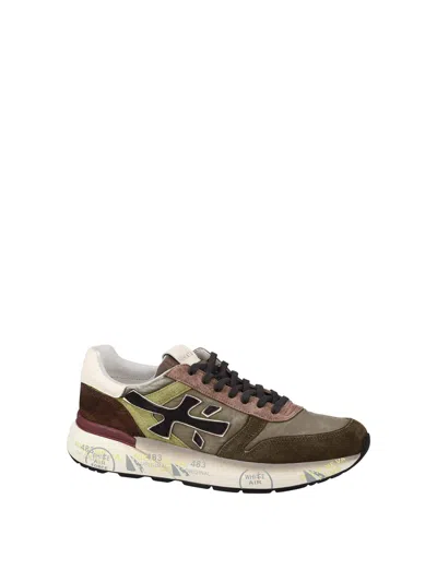 Premiata Sneaker Mick 7717 Military Green In Multi