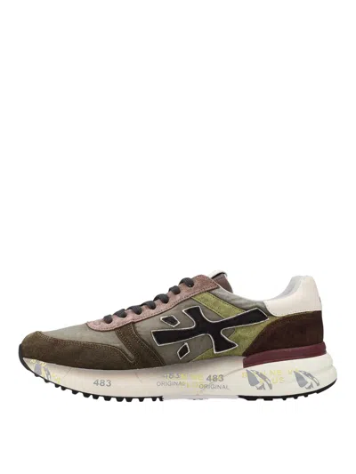 Premiata Sneaker Mick 7717 Military Green In Multi