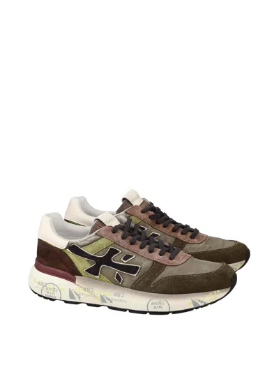 Premiata Sneaker Mick 7717 Military Green In Multi