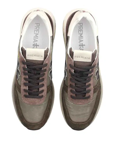 Premiata Sneaker Mick 7717 Military Green In Multi