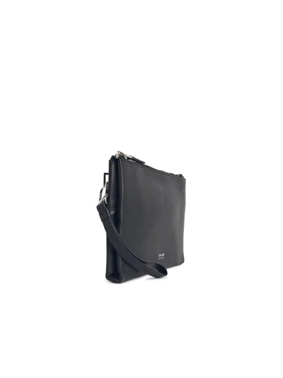 Tom Ford Black Leather Document Holder In Black