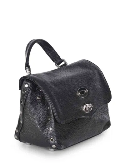 Zanellato Bag Made Of Hammered Leather In Black
