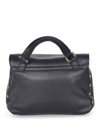 Zanellato Bag Made Of Hammered Leather In Black