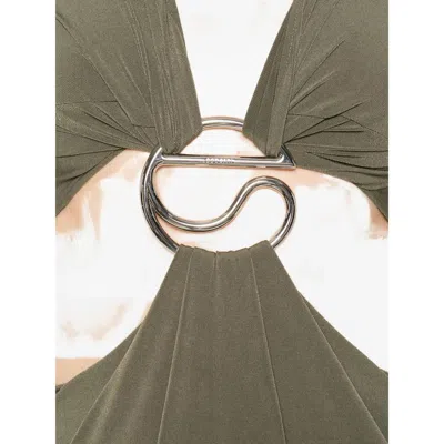 Coperni Sleeveless Dress In Green