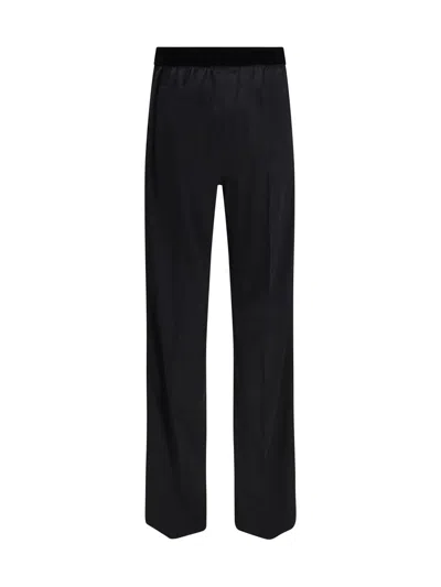 Tom Ford Silk Pants In Black