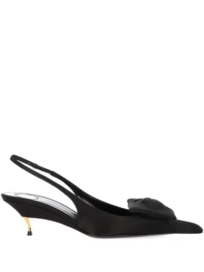 Saint Laurent Dakota Slingback Pump In Black
