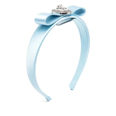 Versace Hair Accessories In Blue