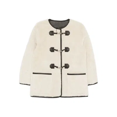 Dunst Toggle Jacket In White