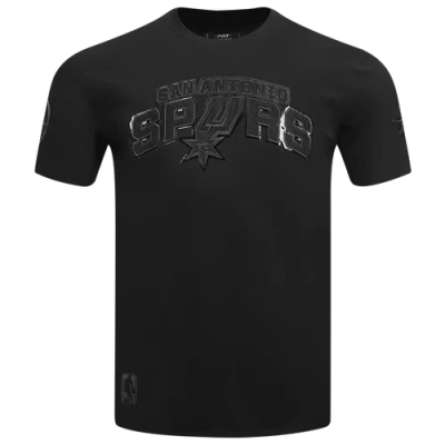 Pro Standard Mens  Spurs Classic Chenille 3bk Sj Tee In Black
