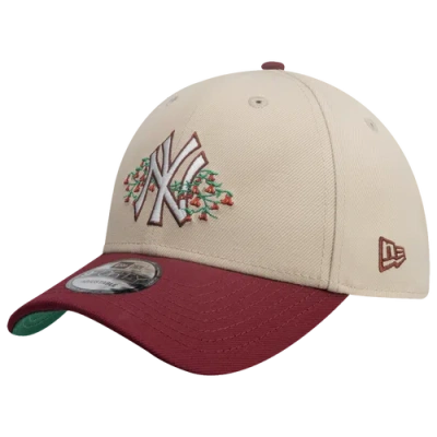 New Era Atlanta Braves  Braves 940 A Frame Chenille Pop Cap In Brown