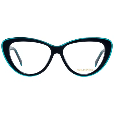 Pucci Emilio  Blue Plastic Glasses Women's (frames) In Black