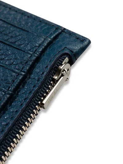 Yu Mei Frank Card Holder In Blue