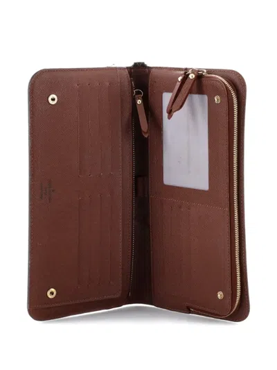 Pre-owned Louis Vuitton Insolite Organizer Monogram Canvas Small Wallets In Brown