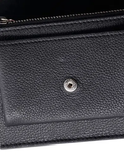 Pre-owned Louis Vuitton Mylockme Chain Pochette Leather Mini Shoulder Bag In Black