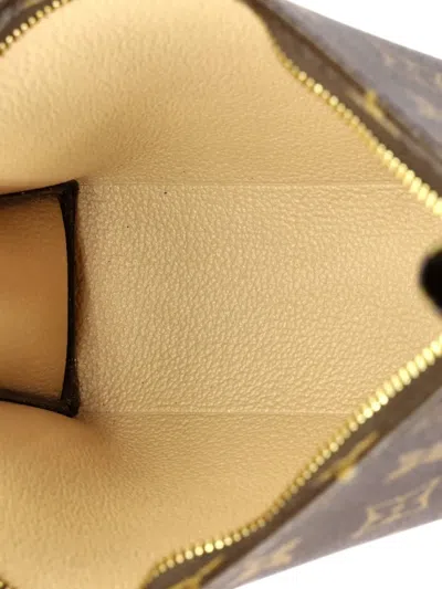 Pre-owned Louis Vuitton Toiletry Monogram Canvas 19 Pouch In Brown