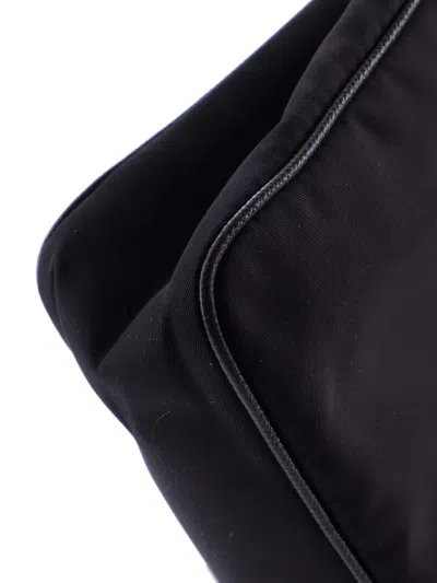 Pre-owned Prada Re-edition 2000 Tessuto Mini Hobo Bag In Black