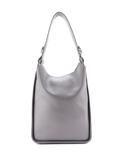 Pre-owned Balenciaga Tool 2.0 North South Leather Medium Tote Bag In Gray