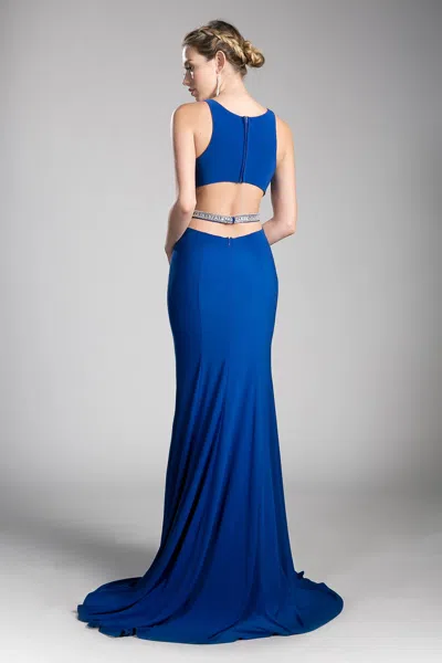 Ladivine 62806 Formal Long Beaded Evening Prom Dress In Red