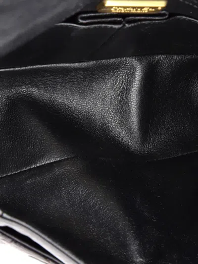 Pre-owned Chanel Lucky Charms Reissue 2.55 Flap Bag Quilted Aged Calfskin 225 Shoulder Bag In Black