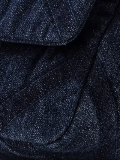 Pre-owned Chanel 19 Flap Bag Quilted Denim Medium Shoulder Bag In Blue