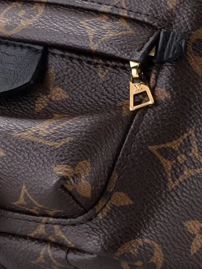 Pre-owned Louis Vuitton Palm Springs Monogram Canvas Mini Backpack In Brown