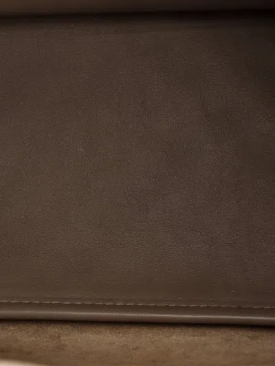 Pre-owned Saint Laurent Le 5 A 7 Supple Leather Large Hobo Bag In Neutral