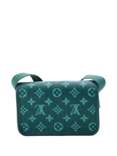 Pre-owned Louis Vuitton Bosphore Wearable Wallet Limited Edition Marque Deposee Monogram Canvas Crossbody Bag In Green