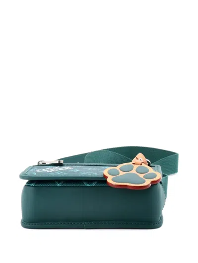 Pre-owned Louis Vuitton Bosphore Wearable Wallet Limited Edition Marque Deposee Monogram Canvas Crossbody Bag In Green