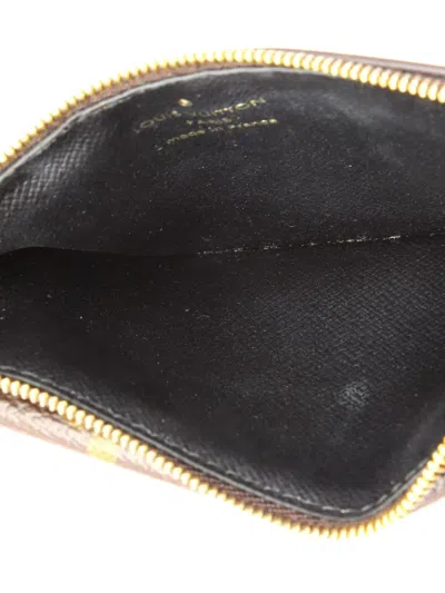 Pre-owned Louis Vuitton Recto Verso Monogram Canvas Card Holder In Brown