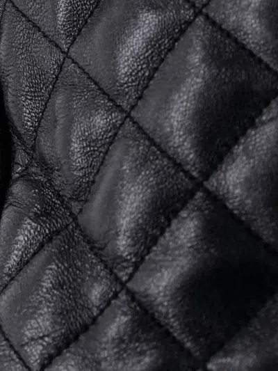 Pre-owned Saint Laurent Icare Shopping Quilted Leather Maxi Tote Bag In Black