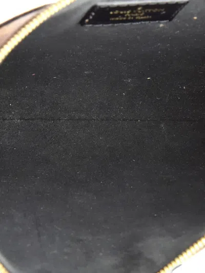 Pre-owned Louis Vuitton City Pouch Limited Edition Patches Monogram Canvas Clutch Bag In Brown