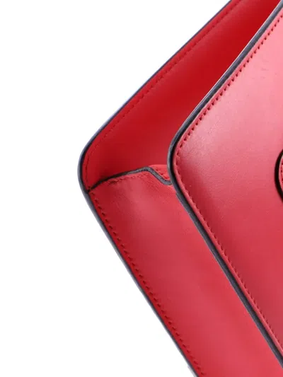 Pre-owned Bvlgari Serpenti Forever Square Leather Medium Shoulder Bag In Pink