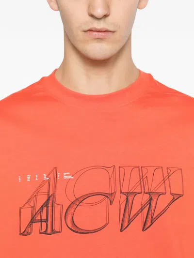 A-cold-wall* Serif T-shirt In Red