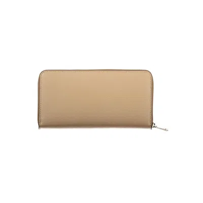 Furla Beige Leather Women Women's Wallet In Brown