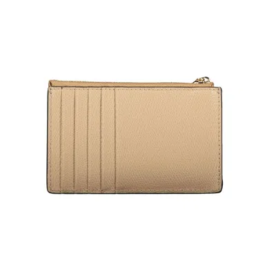 Furla Beige Leather Women Women's Wallet In Brown