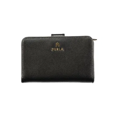 Furla Black Leather Women Women's Wallet In Black