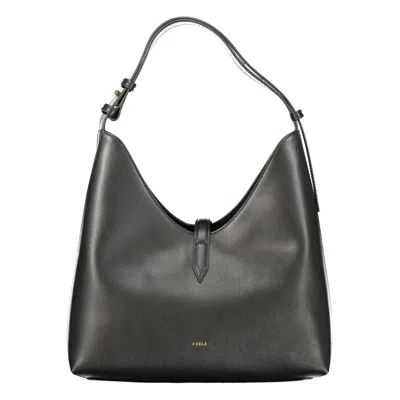 Furla Nero Leather Woman Women's Bag In Black