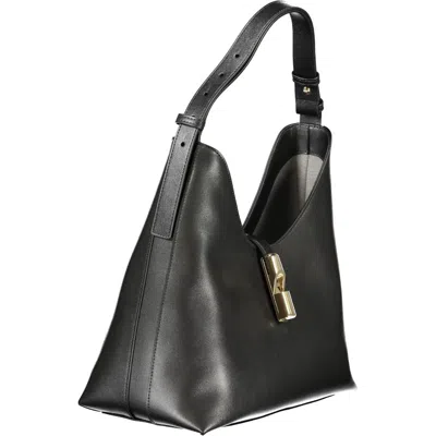 Furla Nero Leather Woman Women's Bag In Black