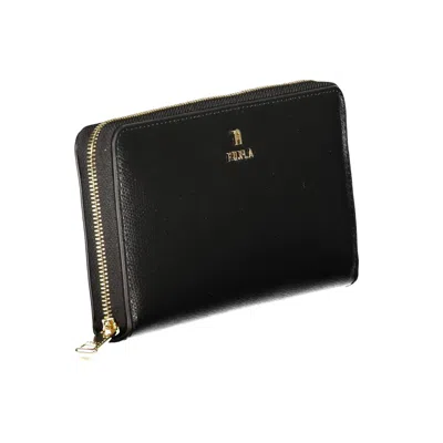 Furla Nero Leather Women Women's Wallet In Black
