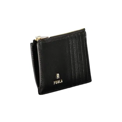 Furla Nero Leather Women Women's Wallet In Black