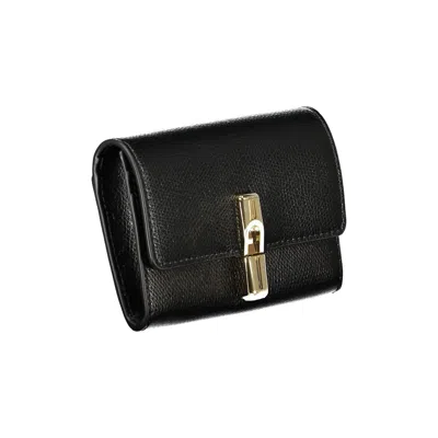 Furla Nero Leather Women Women's Wallet In Black